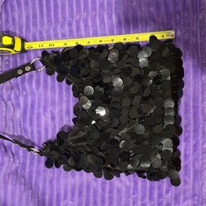 Black Sequin Purse